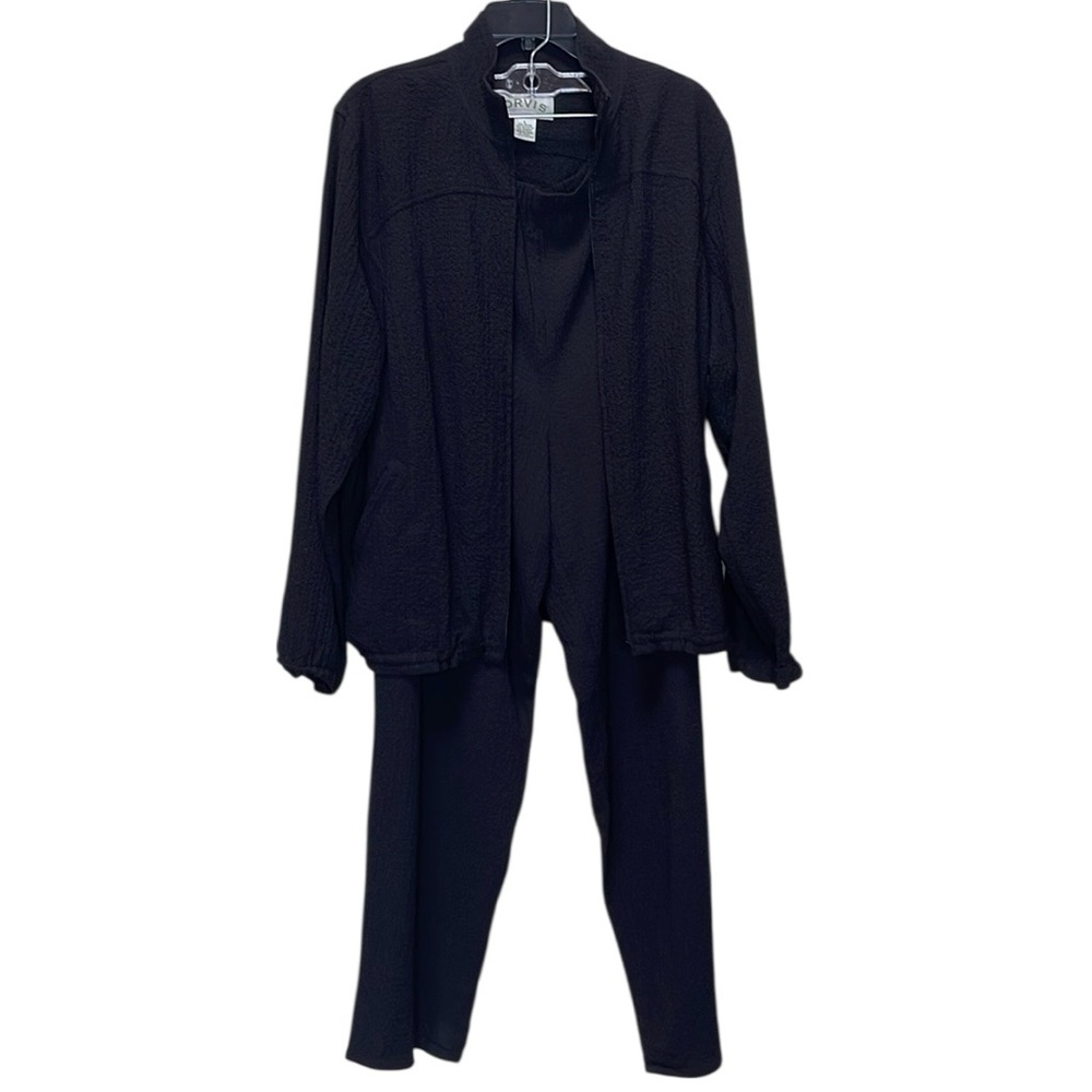Orvis Black Lightweight Zippered Tracksuit Jacket and Pants